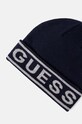 Шапка з домішкою вовни Guess LOGO BEANIE M4BZ06.Z3H82 темно-синій AW24