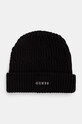 Kapa s dodatkom vune Guess CABLE BEANIE bez uzorka crna M4BZ10.Z3HD1