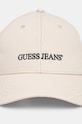 Бавовняна бейсболка Guess Jeans M4BZ26.WF8V1 бежевий SS25