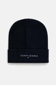 Шапка Tommy Jeans аппликация тёмно-синий AM0AM12896