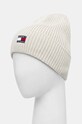 Accesorii Tommy Jeans caciula din bumbac AM0AM13330 bej