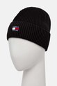 Pamučna kapa Tommy Jeans AM0AM13330 crna AW24