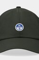 North Sails berretto da baseball 623290 verde AW24