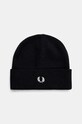 Fred Perry wool beanie Classic Beanie wool navy C8161.T05