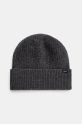 Вовняна шапка Woolrich Knitted Ribbed Beanie вовна сірий CFWOAC0331MRUF0659.UF06