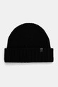 Čepice AllSaints s příměsí vlny černá 29AS200677