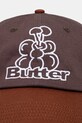 Bavlněná baseballová čepice Butter Goods Bugs 6 Panel Cap BG243801 fialová AW24
