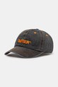 Butter Goods czapka z daszkiem jeansowa Rounded Logo 6 Panel Cap aplikacja czarny BG243807