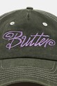 Butter Goods șapcă de baseball din bumbac Jive Pinch Front Cap BG243803 verde AW24