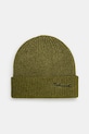 Maharishi czapka wełniana Maharishi Embroidered Beanie wełna zielony 1368.OLIVE