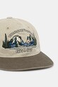 thisisneverthat czapka z daszkiem bawełniana x Gramicci Washed Coduroy GM243WHWBC01 zielony AW24