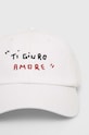 Samsoe Samsoe șapcă de baseball din bumbac SAGIOTTO U24200004 alb AW24