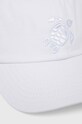 Vilebrequin șapcă de baseball din bumbac CAPSUN CSNU2401 alb AA00