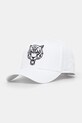 Хлопковая кепка PLEIN SPORT аппликация белый AADA.UAC0609.STE003N