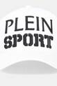 PLEIN SPORT șapcă de baseball din bumbac AADA.UAC0611.STE003N alb AW24