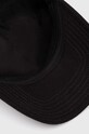 Karl Lagerfeld Jeans czapka z daszkiem bawełniana czarny 245D3473