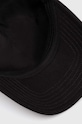 Karl Lagerfeld Jeans czapka z daszkiem bawełniana czarny 245D3473