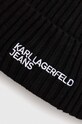 Karl Lagerfeld Jeans czapka z domieszką wełny 245J3405 czarny AW24