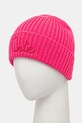 Шапка з домішкою вовни United Colors of Benetton 6LOWDA015 рожевий AW24