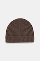 Вовняна шапка United Colors of Benetton тонкий коричневий 1302U0724