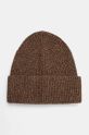 Σκουφί από μείγμα μαλλιού United Colors of Benetton μελανζέ καφέ 1235UA00N