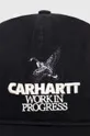 Carhartt WIP czapka z daszkiem bawełniana Ducks Cap czarny