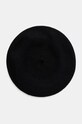 United Colors of Benetton beret wełniany wełna czarny 6HPKD41HF