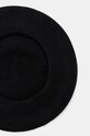 United Colors of Benetton beret wełniany 6HPKD41HF czarny AW24