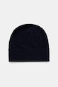 Вовняна шапка United Colors of Benetton тонкий темно-синій 1002DA010