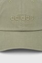 adidas czapka z daszkiem bawełniana IY5418 zielony AW24