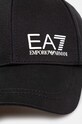 Бавовняна бейсболка EA7 Emporio Armani AF11989.7X000005.MC008 чорний SS25