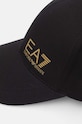 Аксесуари Бавовняна бейсболка EA7 Emporio Armani AF11989.7X000005.MC021 чорний
