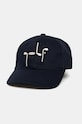 Хлопковая кепка EA7 Emporio Armani аппликация тёмно-синий 4F300.245121.76136