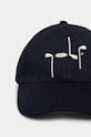 Хлопковая кепка EA7 Emporio Armani 4F300.245121.76136 тёмно-синий AW24