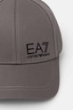 Doplnky Bavlnená šiltovka EA7 Emporio Armani AF11989.7X000005.M8049 sivá