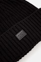 Vlnená čiapka EA7 Emporio Armani 4F201.245112.00020 čierna AW24