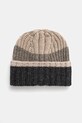 Vlnená čiapka United Colors of Benetton vlna béžová 123MKA00Q