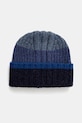 Vlněná čepice United Colors of Benetton vlna modrá 123MKA00Q