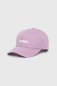 Bavlněná baseballová čepice Vans bavlna fialová VN0008P6D451