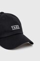 Vans șapcă de baseball din bumbac VN000HS6BLK1 negru AW24