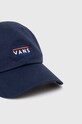 Βαμβακερό καπέλο του μπέιζμπολ Vans VN000HS6LKZ1 σκούρο μπλε AW24