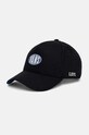 Vans czapka z daszkiem bawełniana aplikacja czarny VN000HSBBLK1