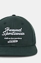 Бавовняна бейсболка Hummel 226069 зелений AW24
