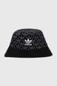Шляпа из хлопка adidas Originals хлопок чёрный IY1547