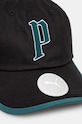 Бавовняна бейсболка Puma Play Paris Retro Club 025512 чорний AW24