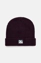 Bavlněná čepice Puma Classics Graphic Short Beanie bavlna burgundské 025680