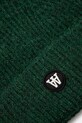 Wood Wood czapka z domieszką wełny Vin AA Beanie 10320804.4068 zielony AW24