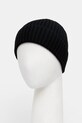 Sisley czapka z domieszką wełny 132HSA00B czarny AW25