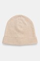 Sisley caciula din amestec de lana uni bej 122HM0502