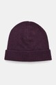 Sisley caciula din amestec de lana uni violet 122HM0502